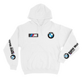 Blusa Moletom Canguru BMW Performance Branca