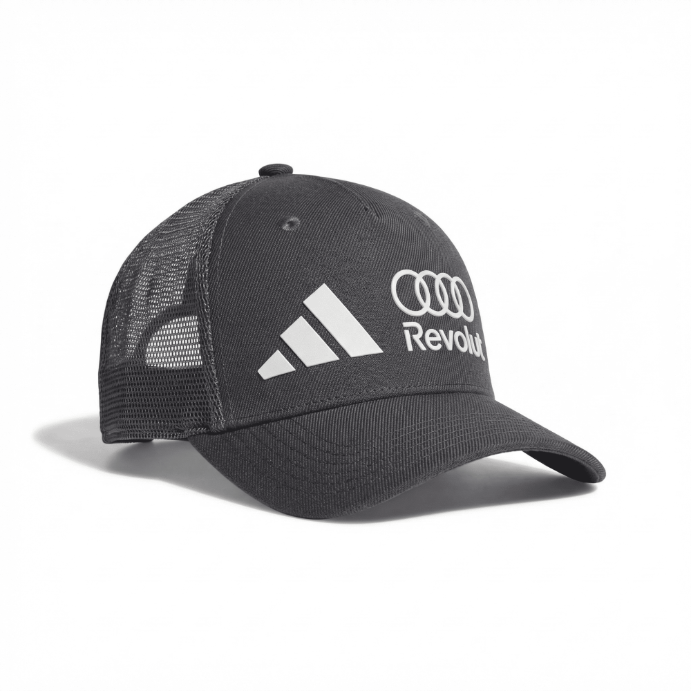 Boné Audi Revolut Cinza F1 Trucker Tela