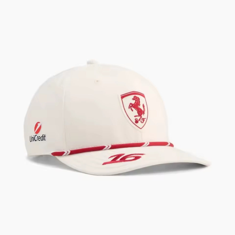 Boné Ferrari C. Leclerc Edição Mônaco 2026