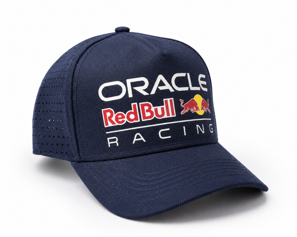 Boné Red Bull Racing 2026 Trucker Respirável a laser