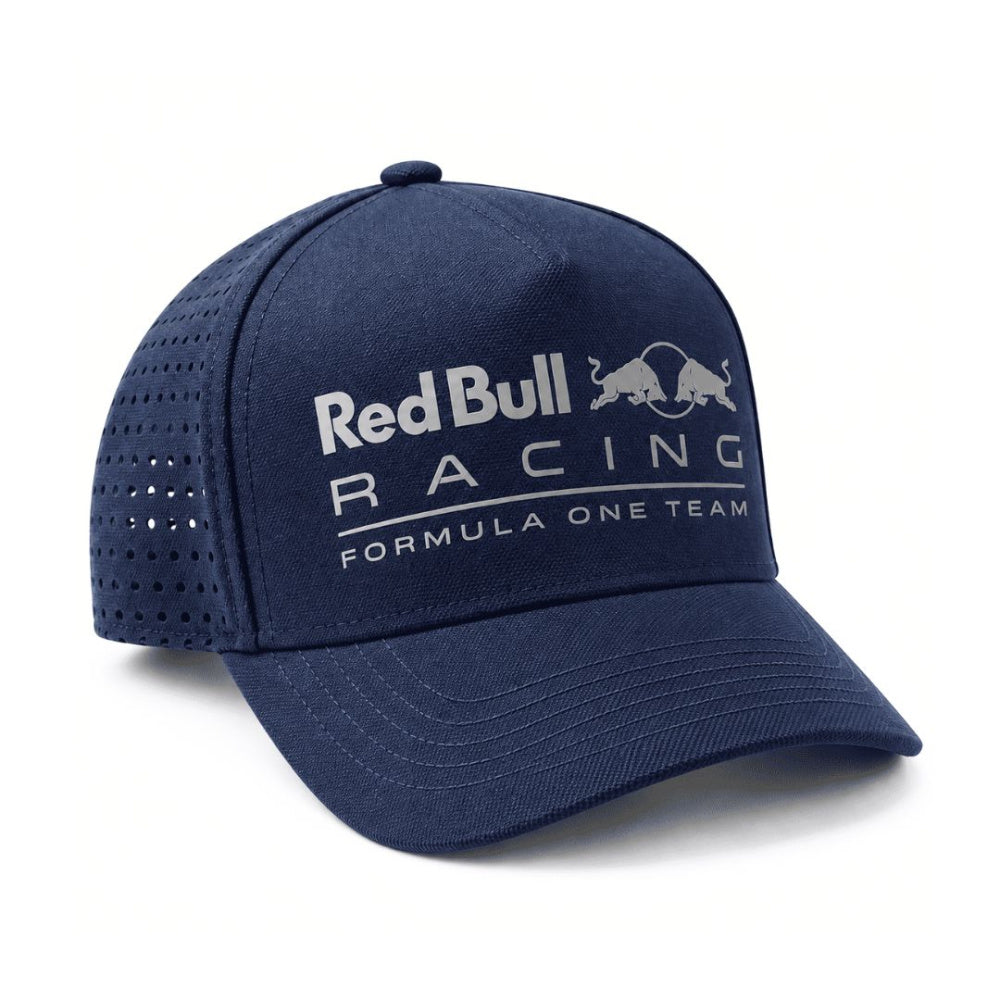 Boné Red Bull Racing Tema GP Singapura 2025 Respirável furação a laser