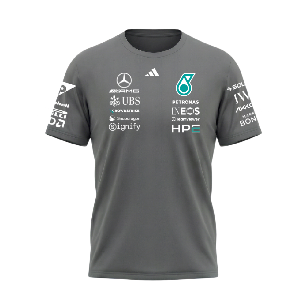 Camiseta AMG Mercedes 2026 Cinza