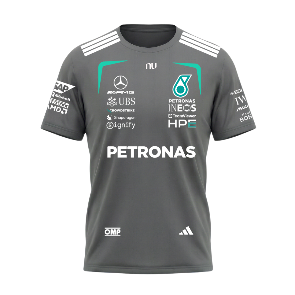 Camiseta AMG Mercedes 2026 High - Cinza