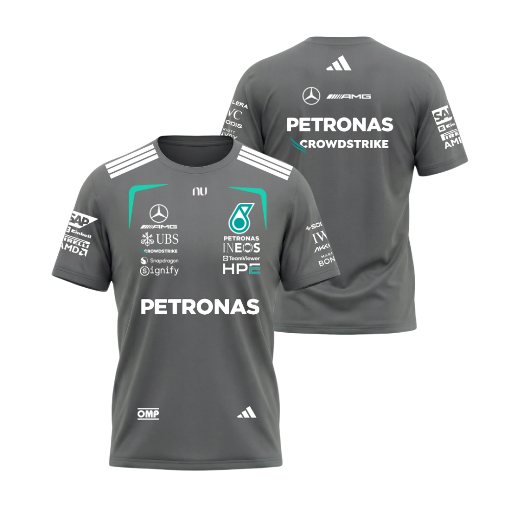 Camiseta AMG Mercedes 2026 High - Cinza