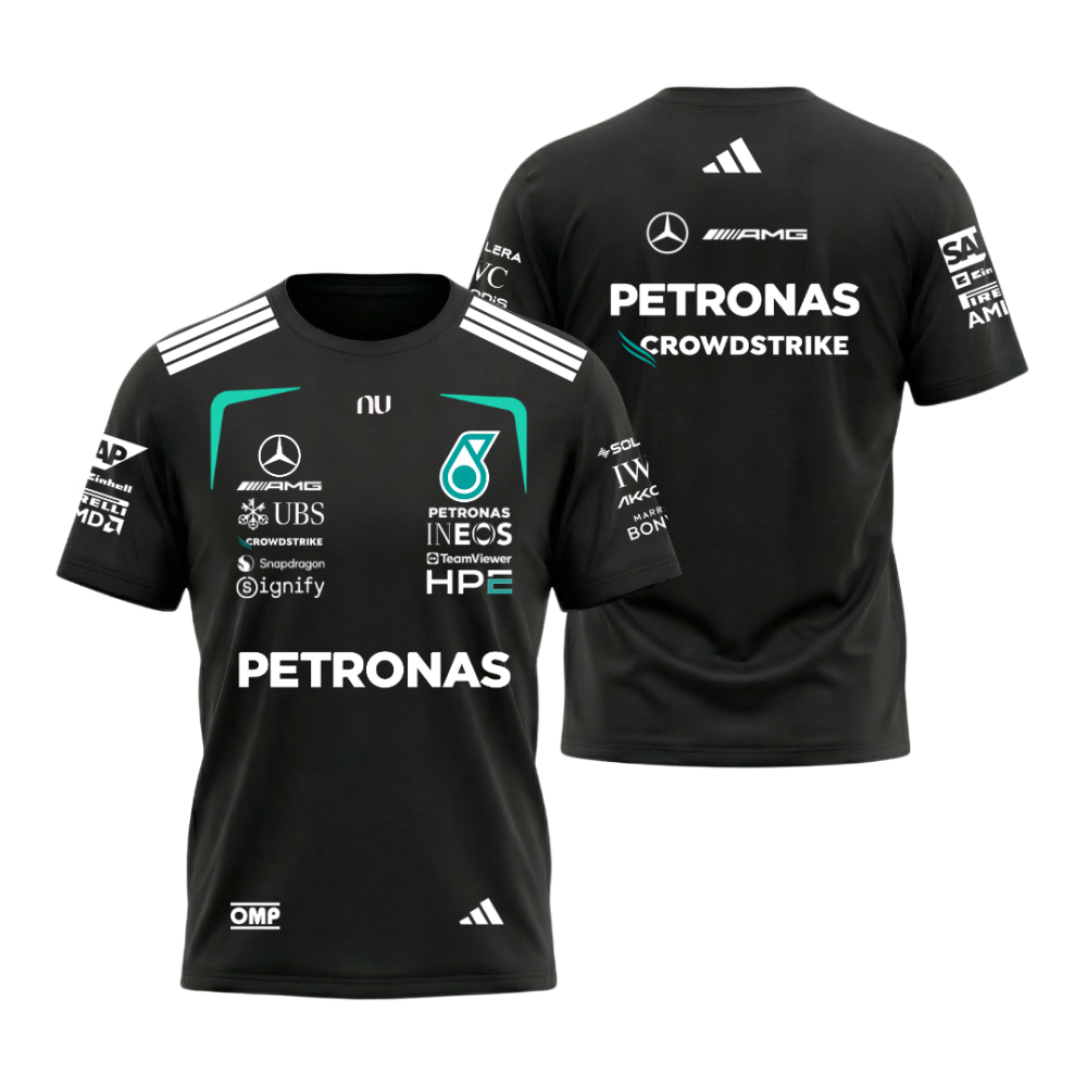 Camiseta AMG Mercedes 2026 High - Preta