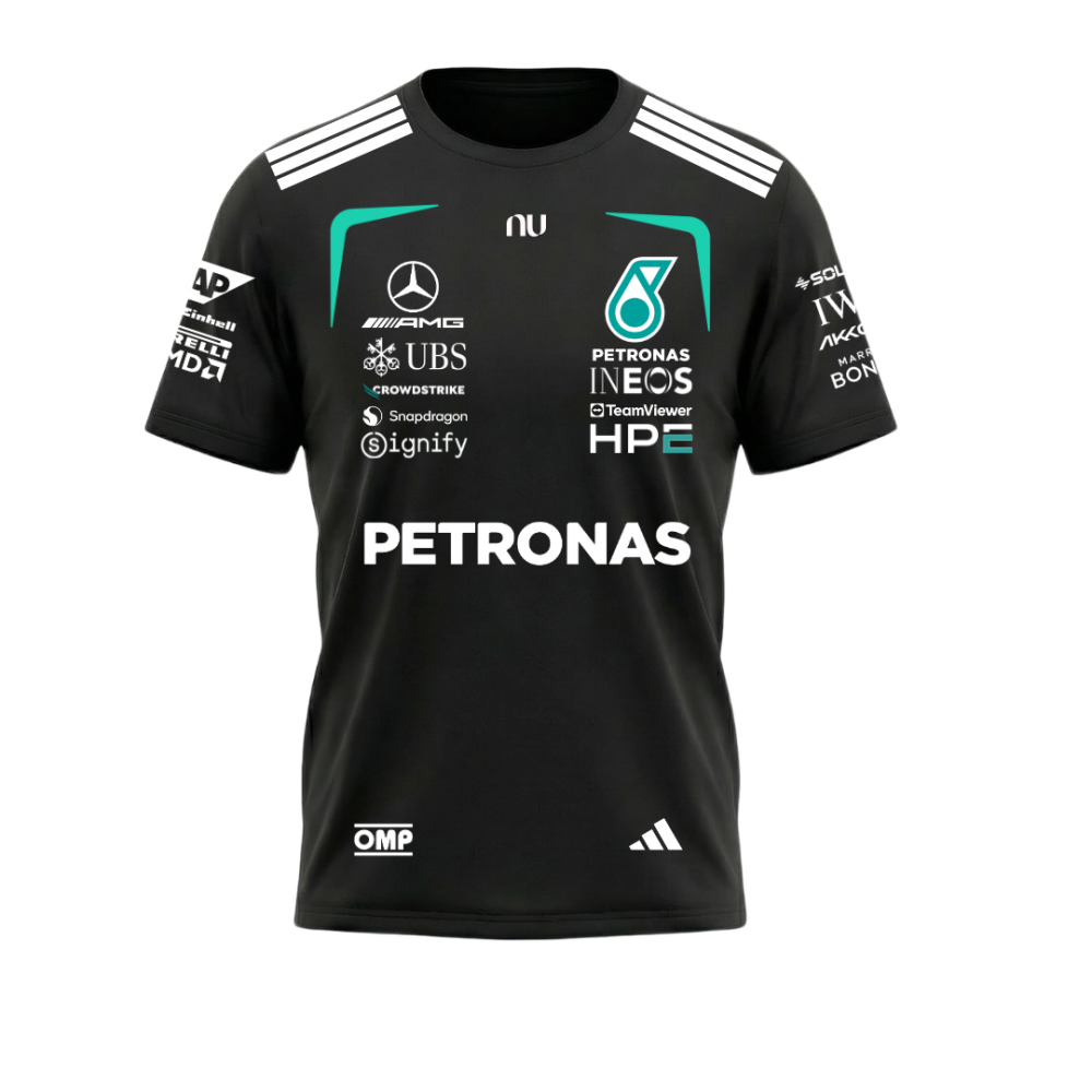 Camiseta AMG Mercedes 2026 High - Preta