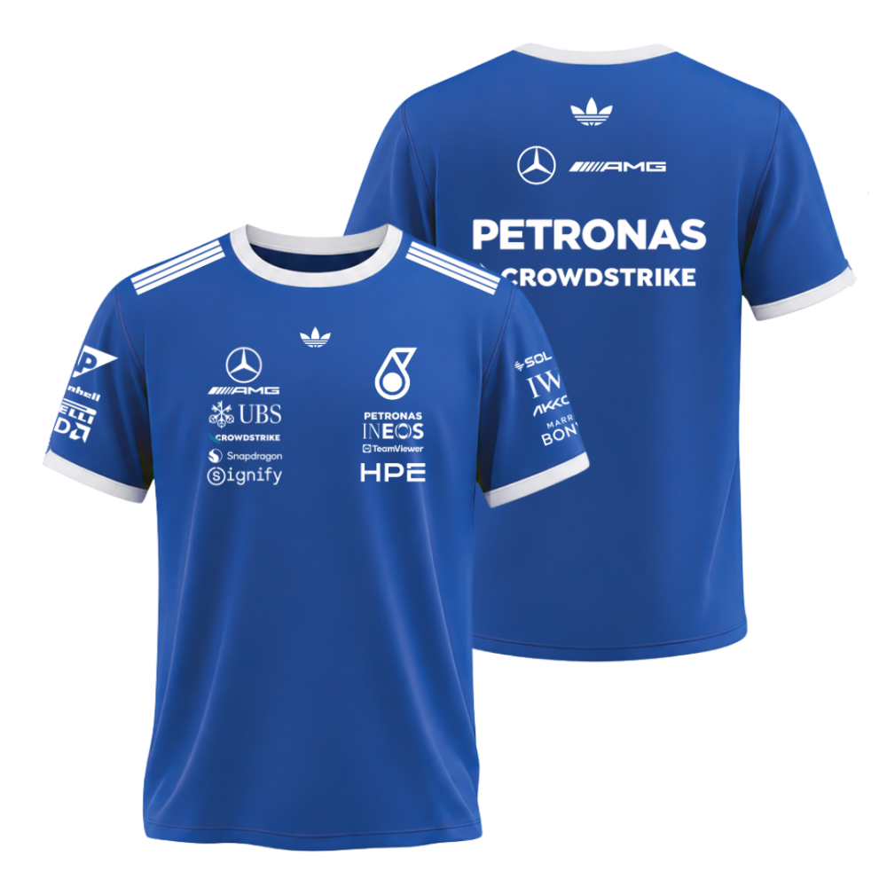 Camiseta AMG Mercedes Blue Wonder Edition