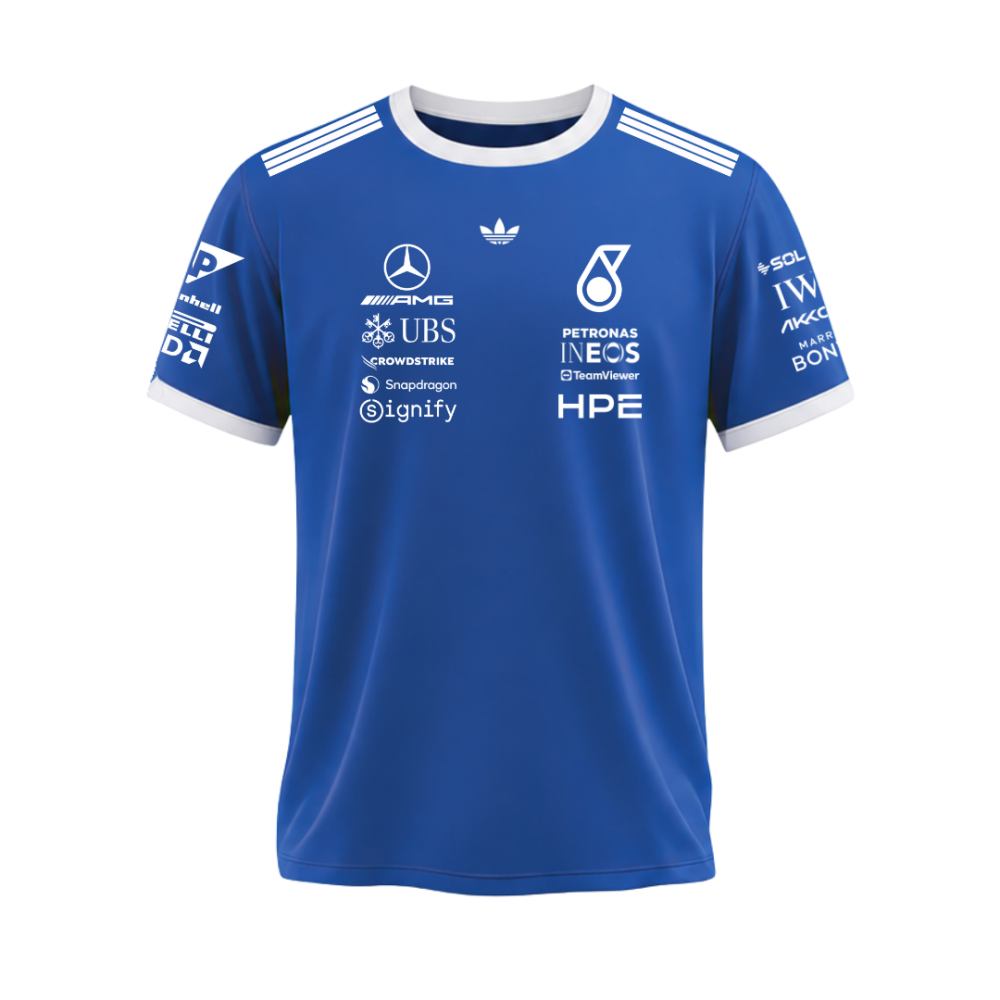 Camiseta AMG Mercedes Blue Wonder Edition