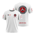 Camiseta AMG Mercedes Retrô Classic Branca