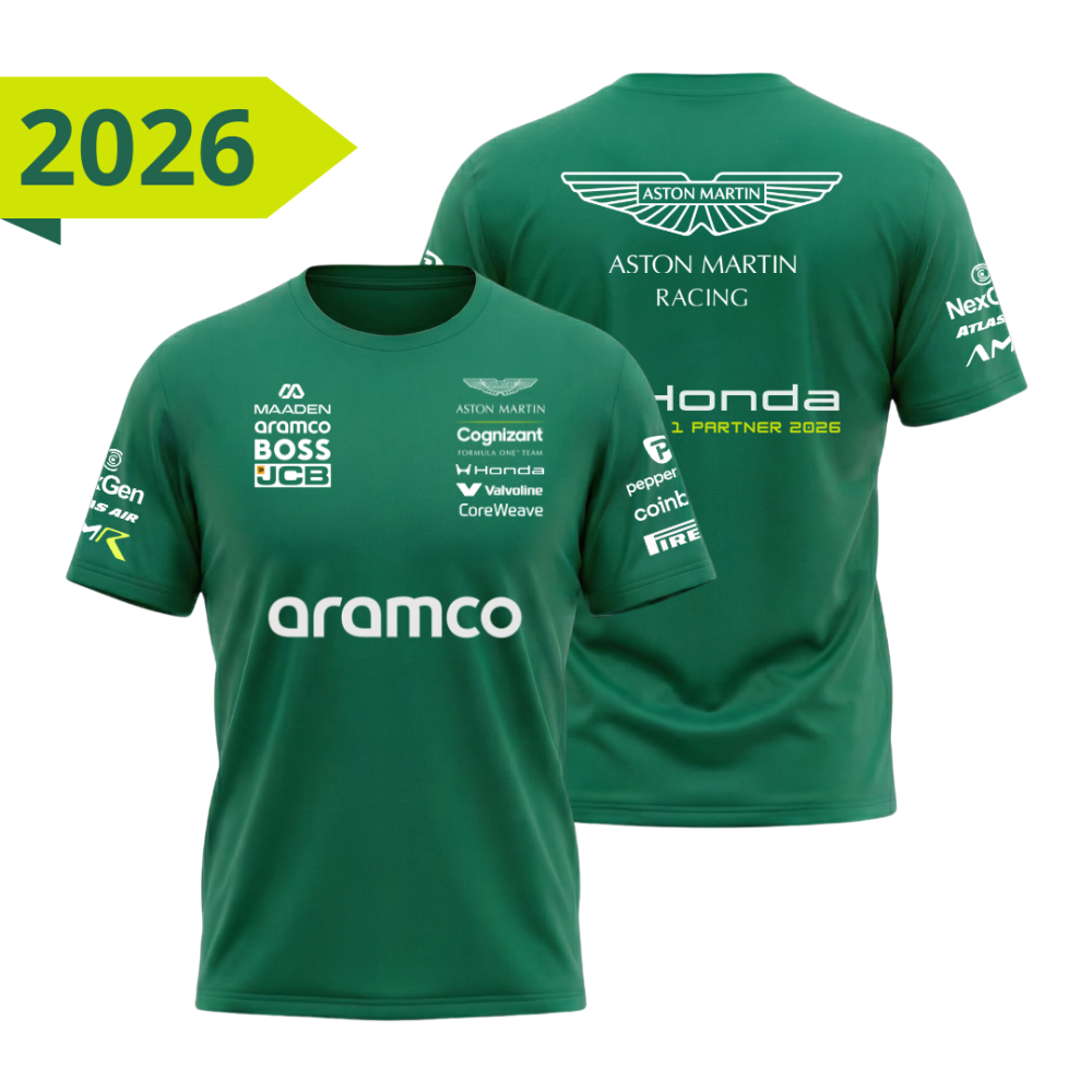 Camiseta Aston Martin 2026 Verde