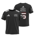 Camiseta AUDI Bortoleto 5  PRETA 2026