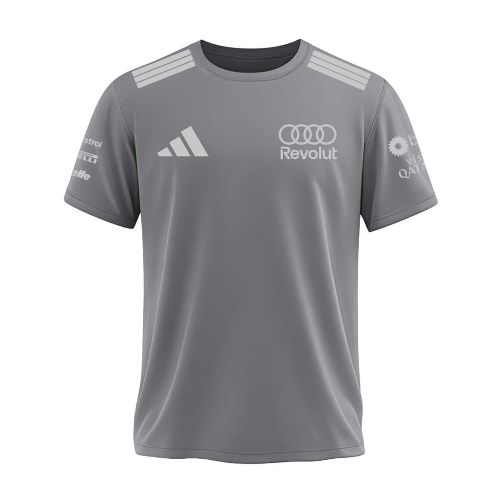 Camiseta AUDI Bortoleto Cinza 2026 - DryFit / Algodão