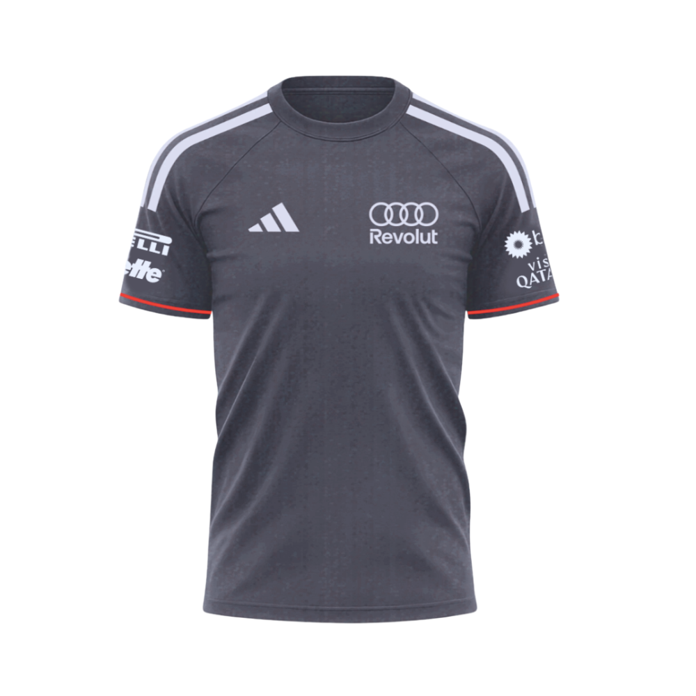 Camiseta Dryfit Gabriel Bortoleto Audi 2026 Cinza