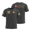 Camiseta F1 Lotus Retrô Algodão Penteado Preta