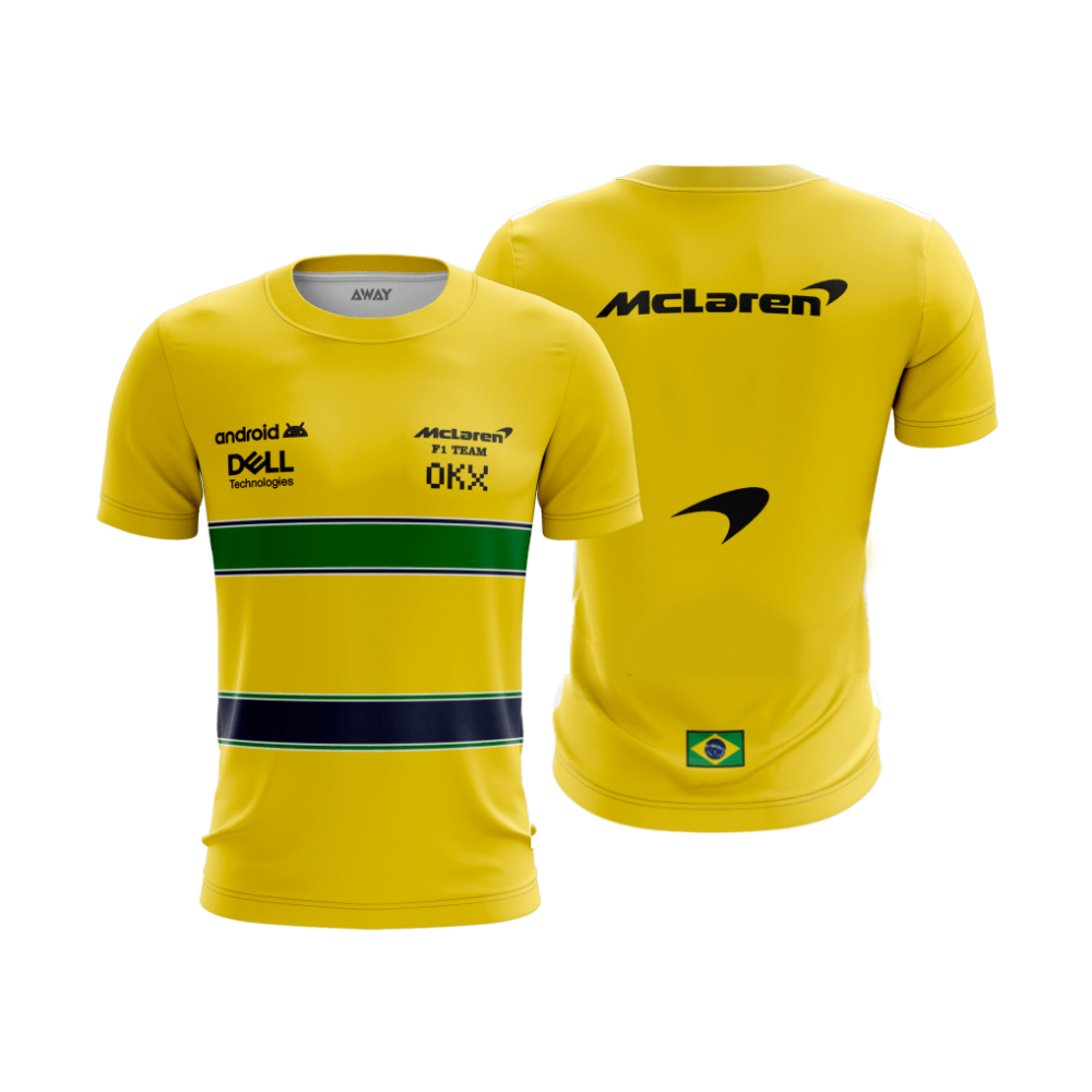 Camiseta F1 McLaren BR Dryfit SUBLIMADA