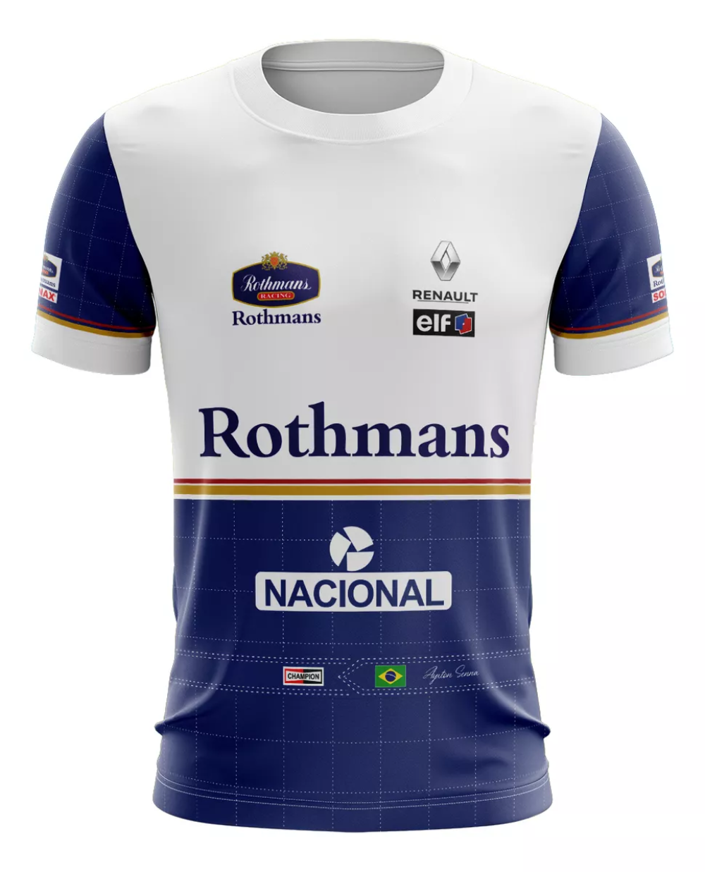 Camiseta F1 Retrô Willians DryFit SUBLIMADA