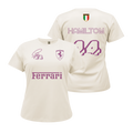 Camiseta Babylook Ferrari Off-white Purple