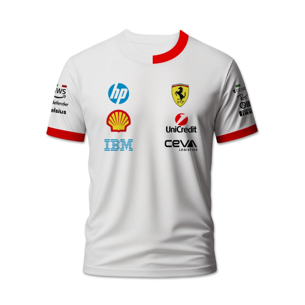 Camiseta Ferrari 2025 Dryfit (Sublimada)