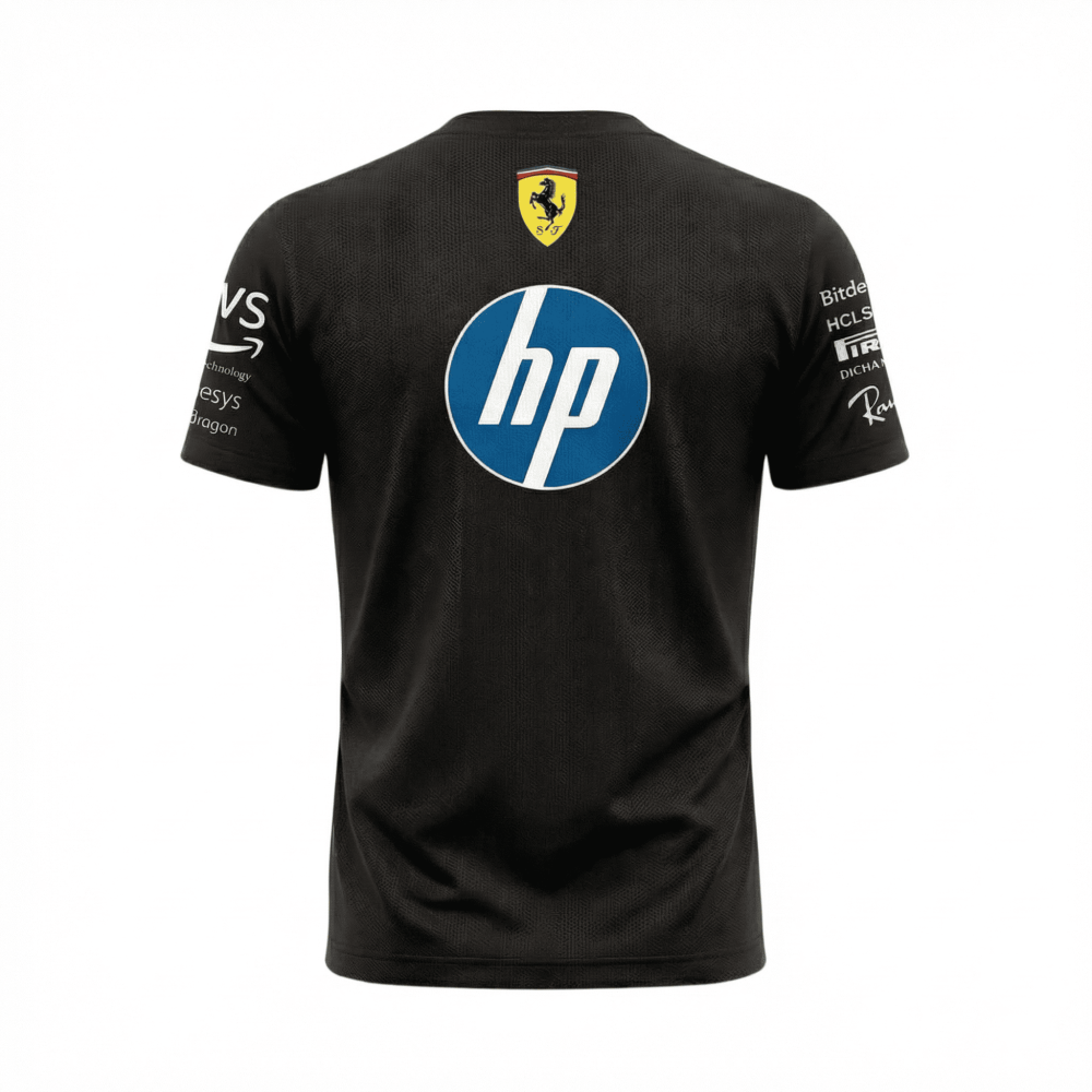 Camiseta Ferrari 2026 Preta - Lançamento