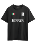 Camiseta Ferrari Black/White Basic