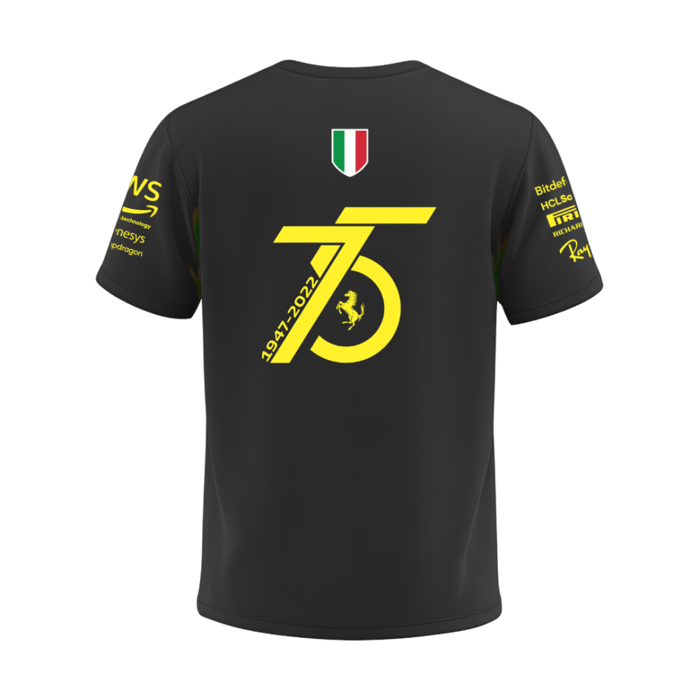 Camiseta Ferrari Edição 75 anos