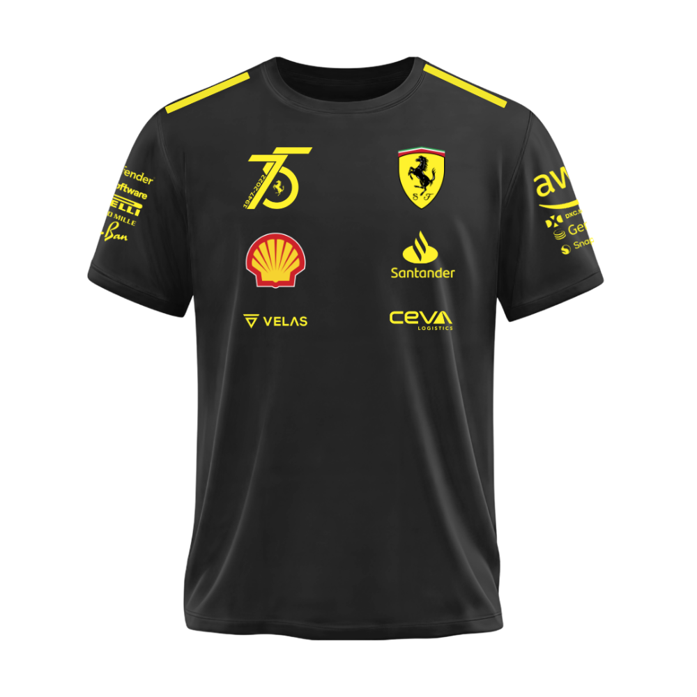Camiseta Ferrari Edição 75 anos