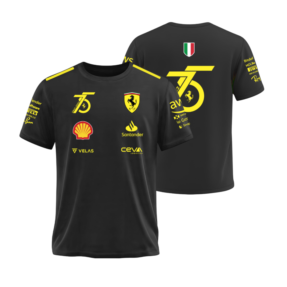 Camiseta Ferrari Edição 75 anos