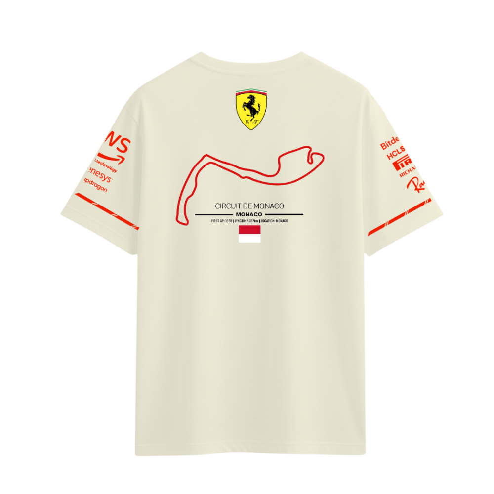 Camiseta Ferrari Edição Monaco 2026