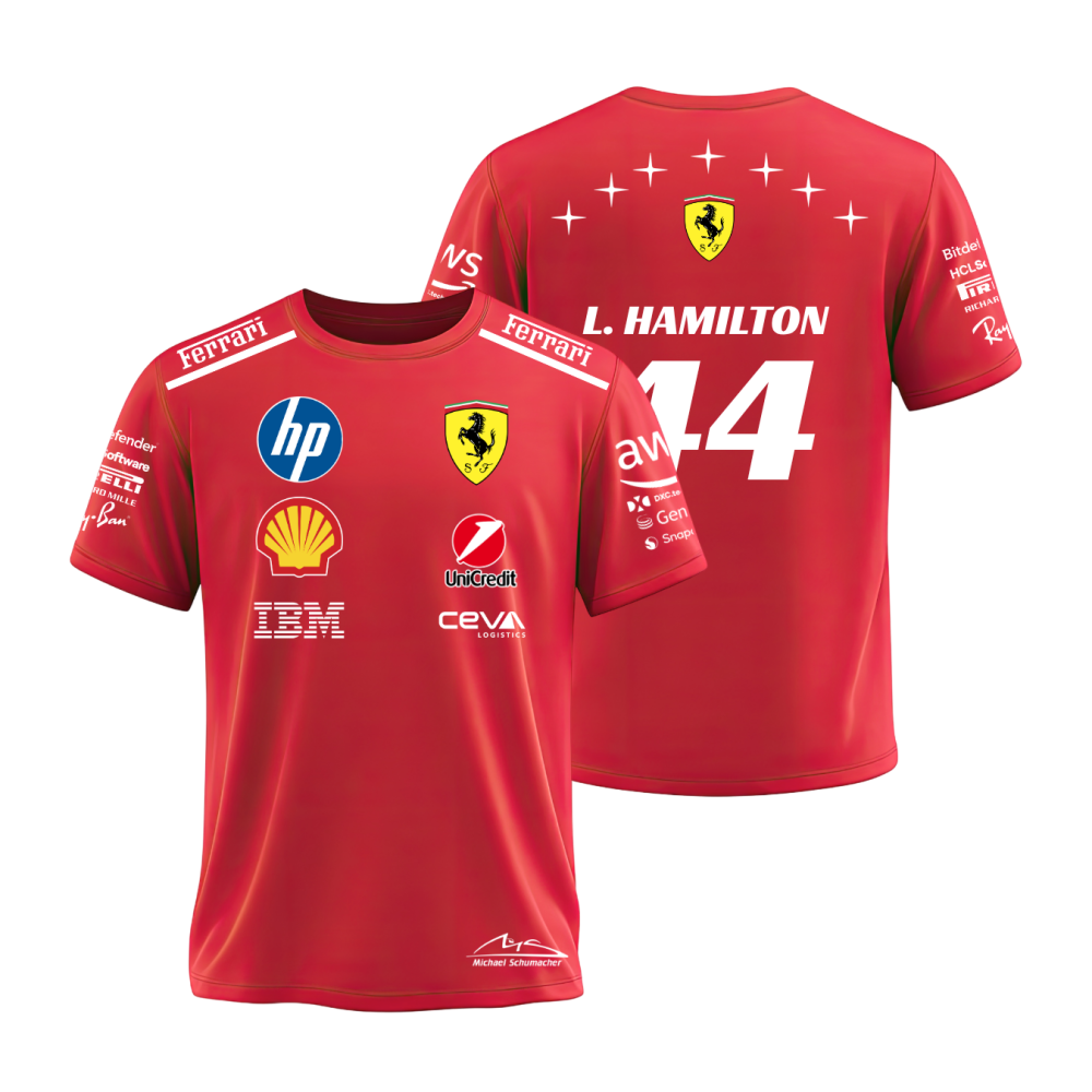 Camiseta Ferrari Edição Monza 2026 Michael Schumacher