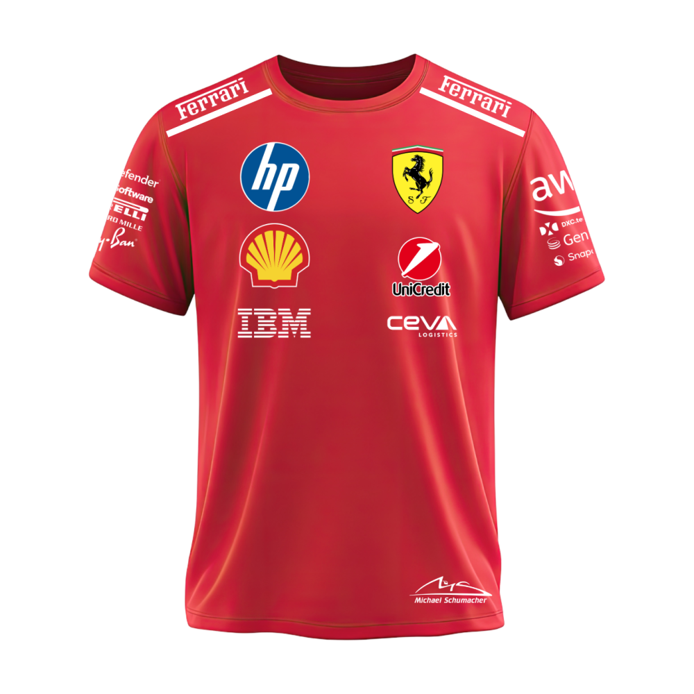 Camiseta Ferrari Edição Monza 2026 Michael Schumacher