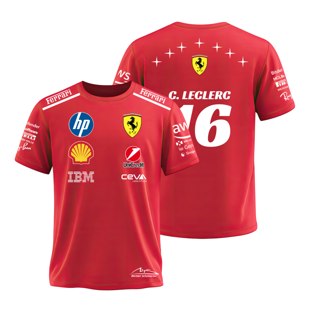 Camiseta Ferrari Edição Monza 2026 Michael Schumacher