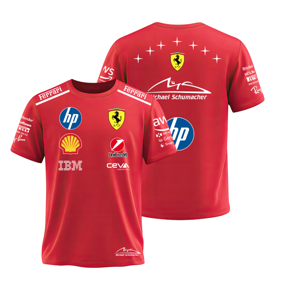 Camiseta Ferrari Edição Monza 2026 Michael Schumacher