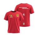 Camiseta Ferrari Leclerc Basic Vermelha