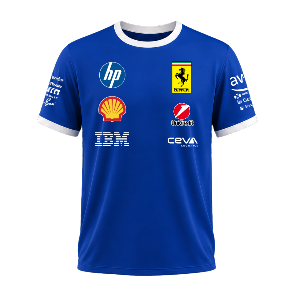 Camiseta Ferrari Monza 2025 Algodão