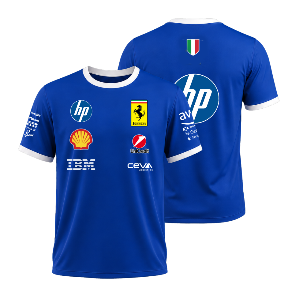 Camiseta Ferrari Monza 2025 Algodão