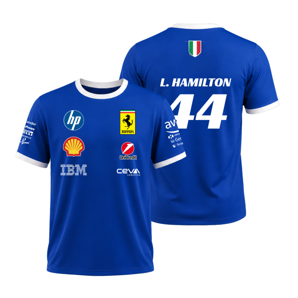 Camiseta Ferrari Monza 2025 Algodão