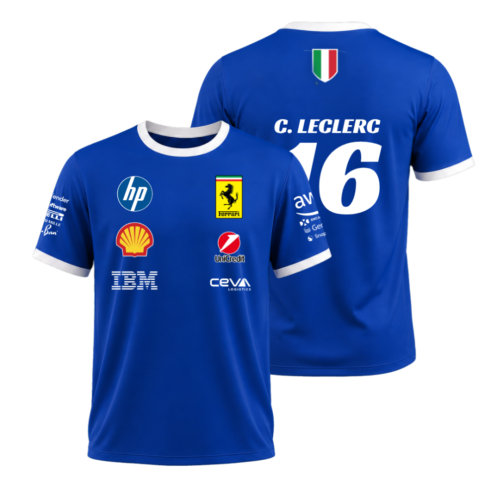 Camiseta Ferrari Monza 2025 Algodão