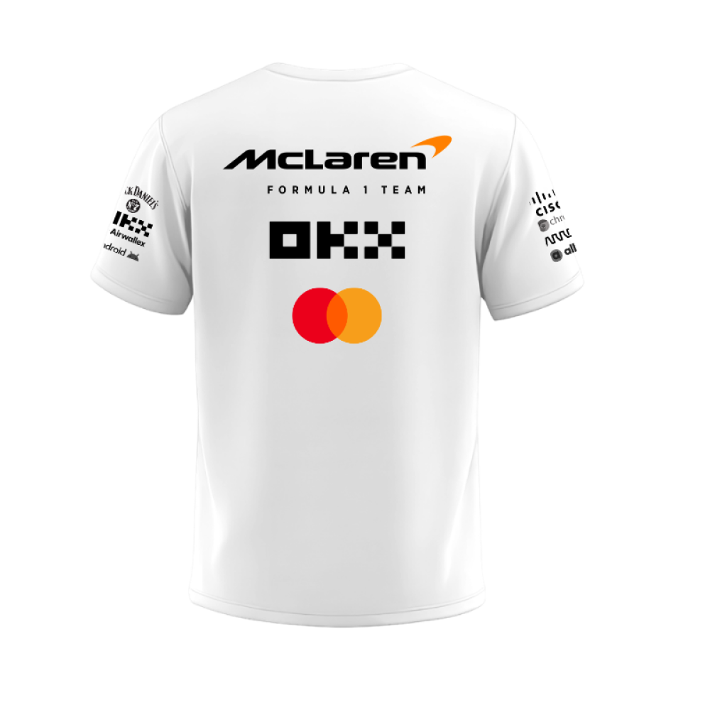 Camiseta Mclaren 2026 Branca
