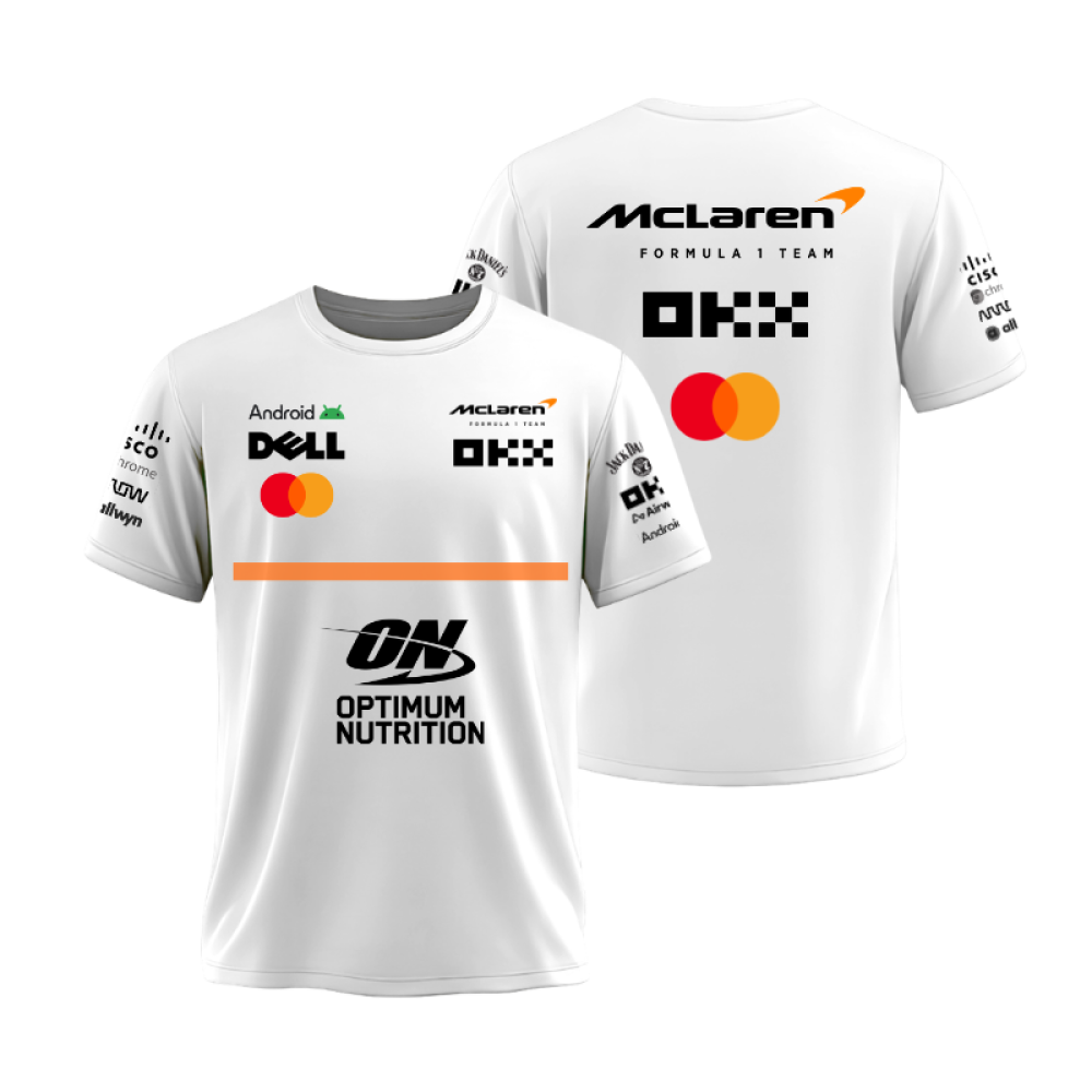 Camiseta Mclaren 2026 Branca