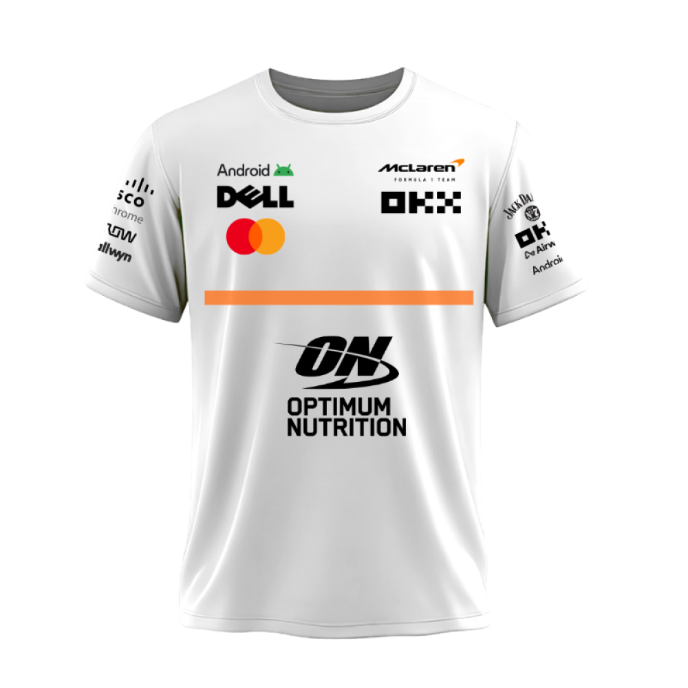 Camiseta Mclaren 2026 Branca