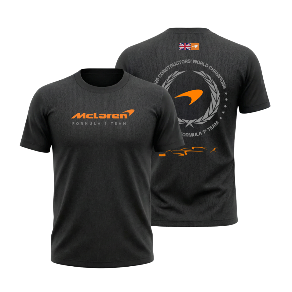 Camiseta Mclaren Construtores 2025 Preta