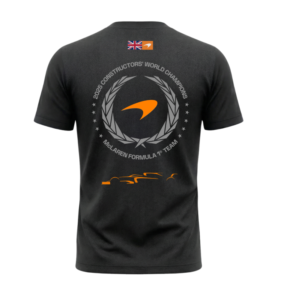 Camiseta Mclaren Construtores 2025 Preta