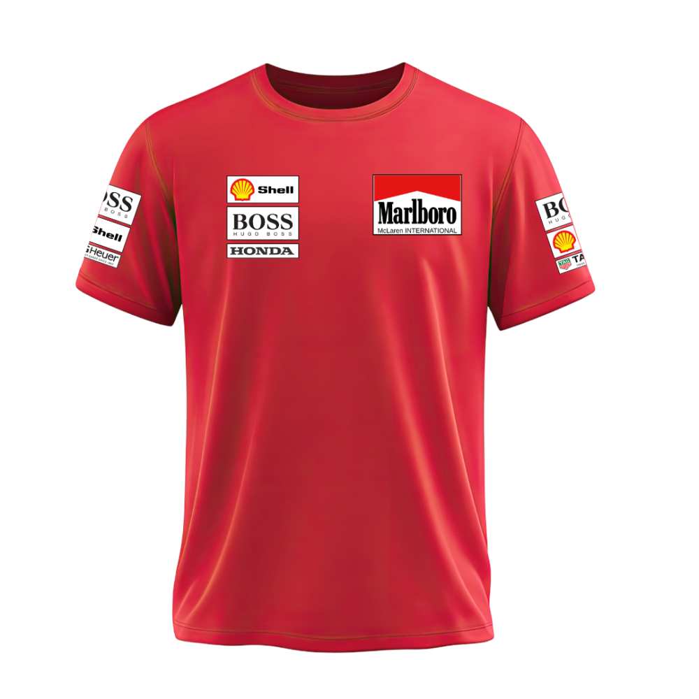 Camiseta McLaren Retrô Inspiração 1990 MP4/5
