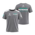 Camiseta Mercedes Petronas Cinza Plus
