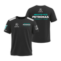 Camiseta Mercedes Petronas PRETA Plus