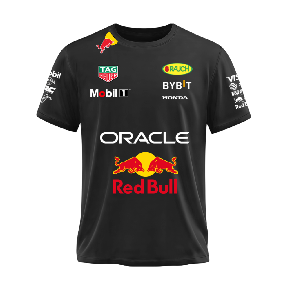 Camiseta Red Bull 2025 Preta