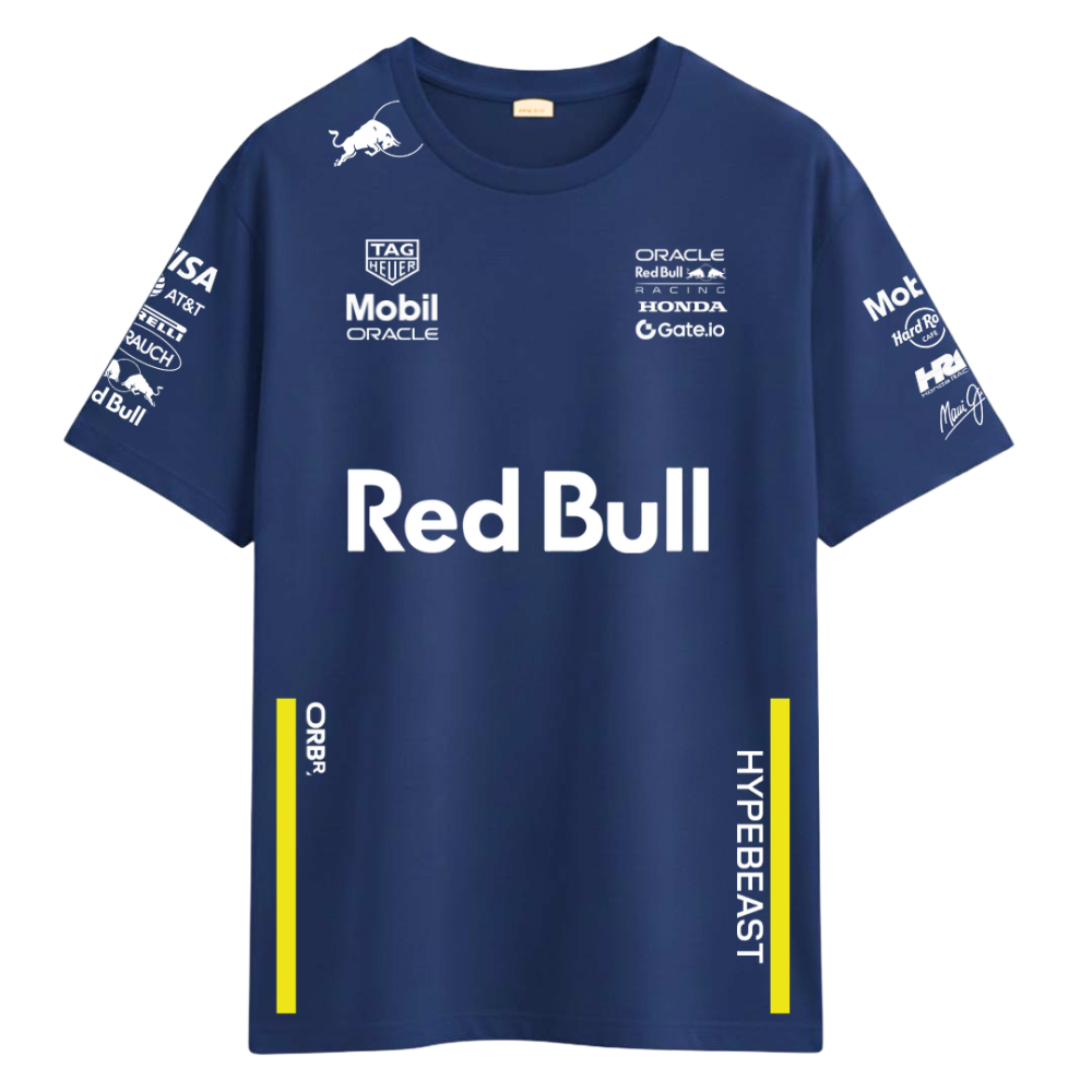 Camiseta Red Bull  Singapura Edition 2025 marinho - Tema cores macacão