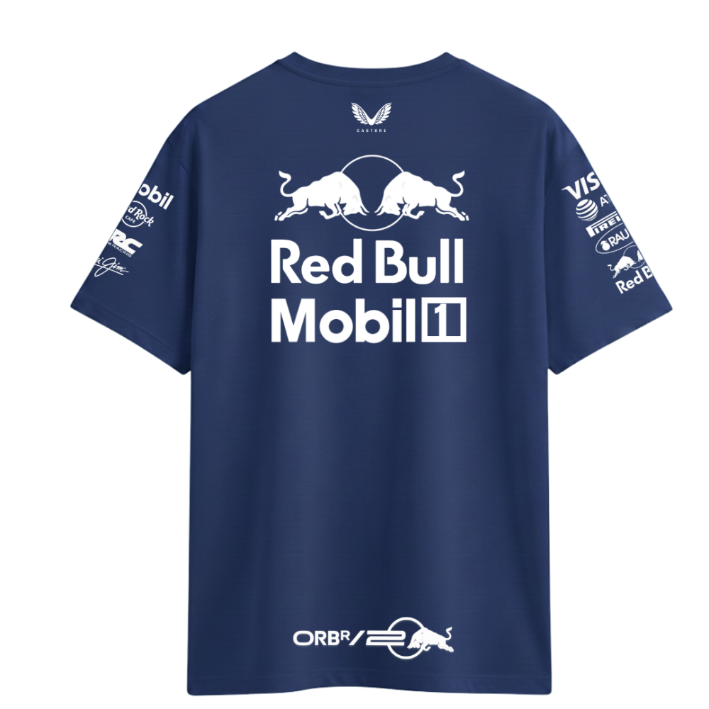 Camiseta Red Bull  Singapura Edition 2025 marinho - Tema cores macacão
