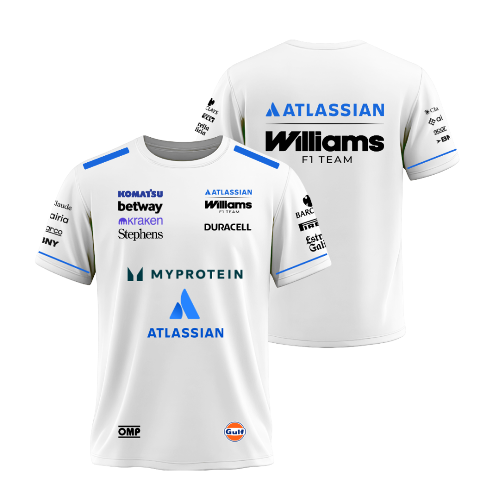 Camiseta Williams 2026 Branca
