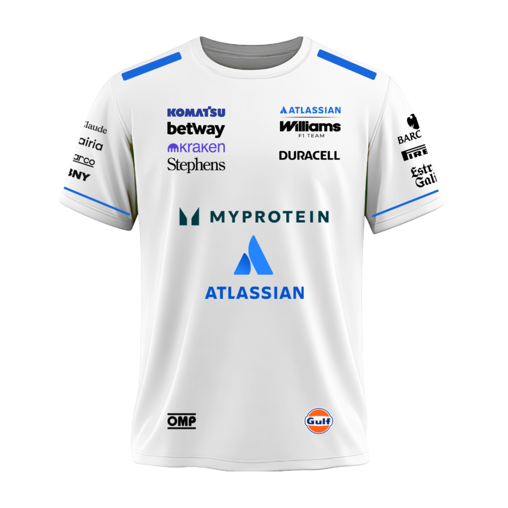 Camiseta Williams 2026 Branca